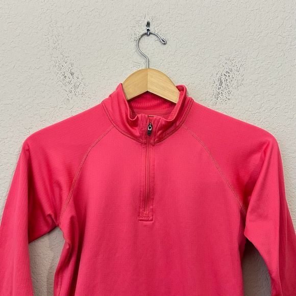 PATAGONIA Girls 1/2-Zip Heavyweight Capilene Baselayer Top Pink - Picture 2 of 10